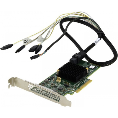 Контроллер LSI 9341-4I SGL 12Gb/s RAID 0/1/10/5/50 4i-ports (LSI00419 / 05-26105-00) 